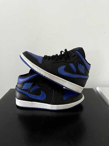 Jordan Brand × Nike Jordan 1 Mid “Black/Hyper Roya