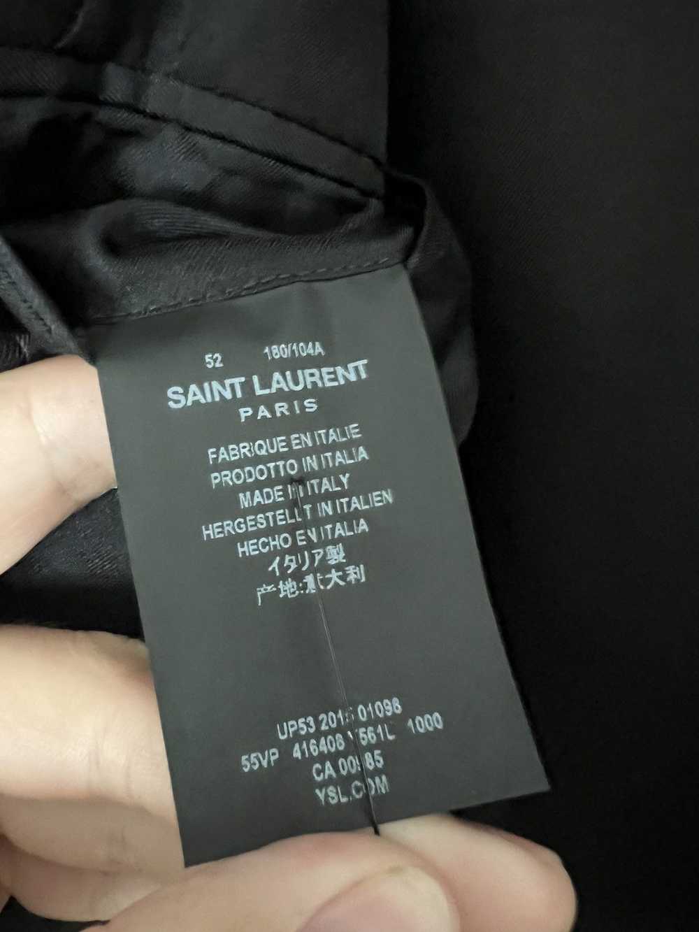 Saint Laurent Paris Hedi Stars Jacquard Notch Lap… - image 6