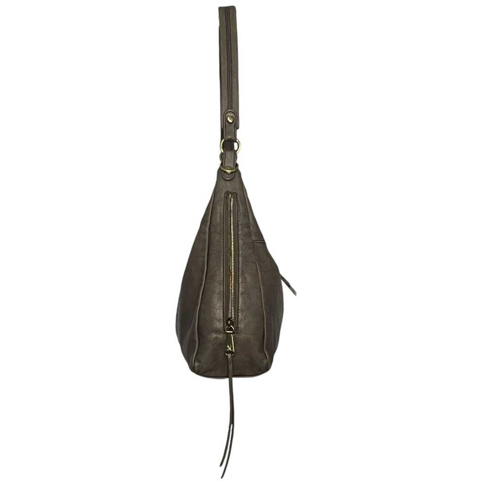 Hobo Hobo Original Shoulder Bag Gray Supple Leath… - image 3