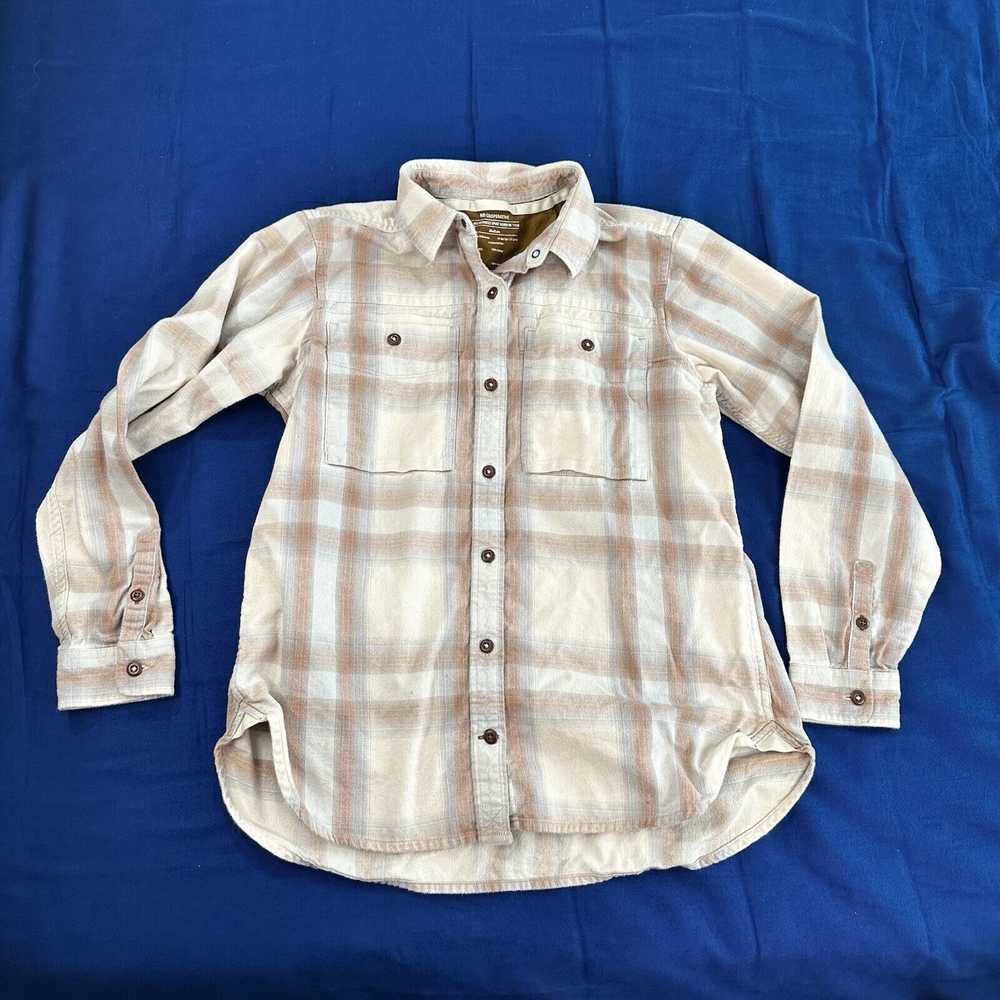 Rei REI Co op Shirt M Plaid Flannel Casual Button… - image 1