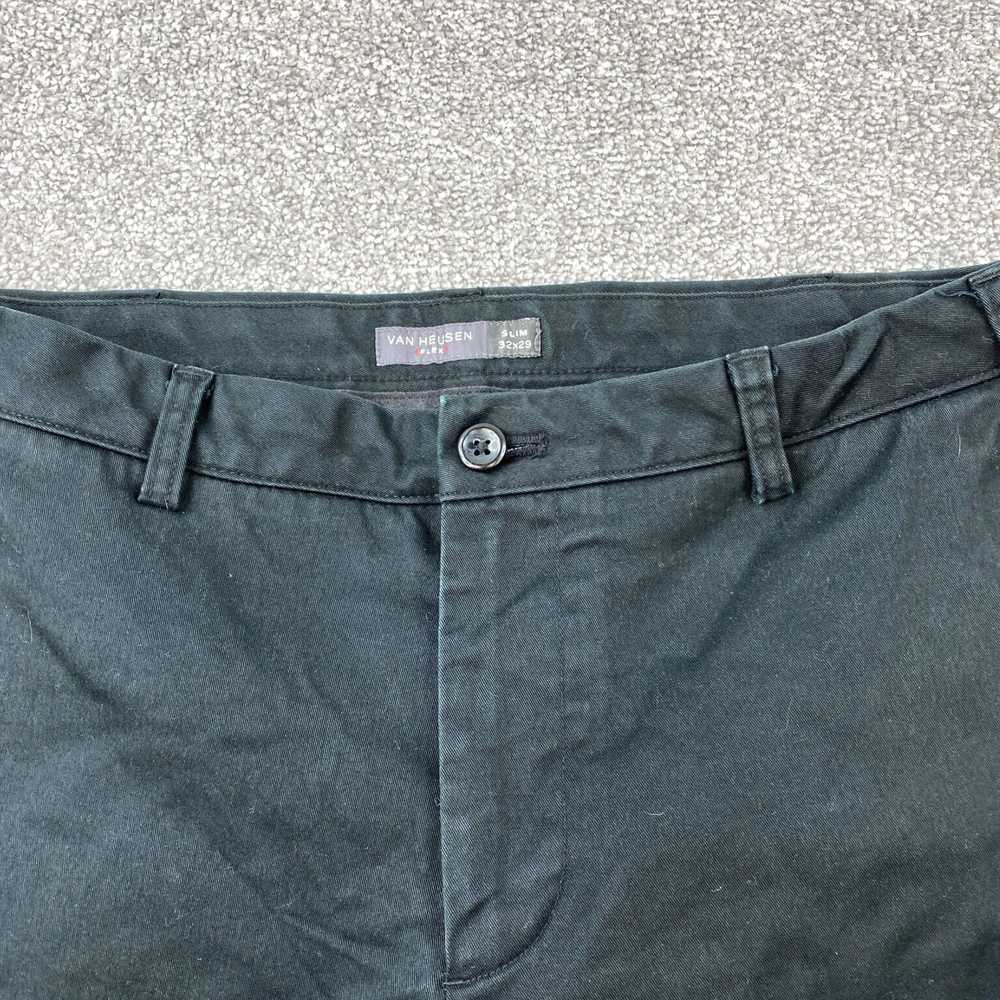 Van Heusen Black Flat Front Chino Pants for Men i… - image 2