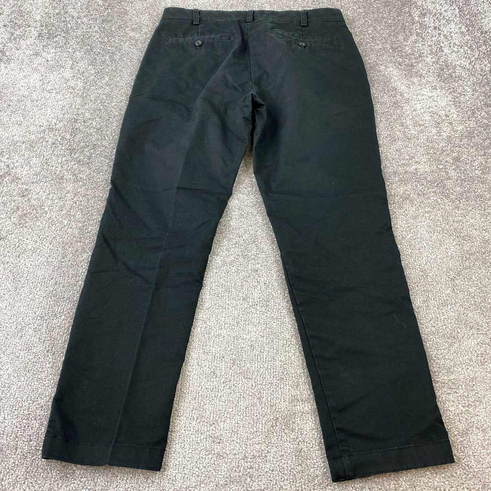 Van Heusen Black Flat Front Chino Pants for Men i… - image 3