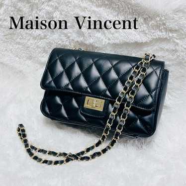 Maison Vincent Shoulder Chain Bag Black