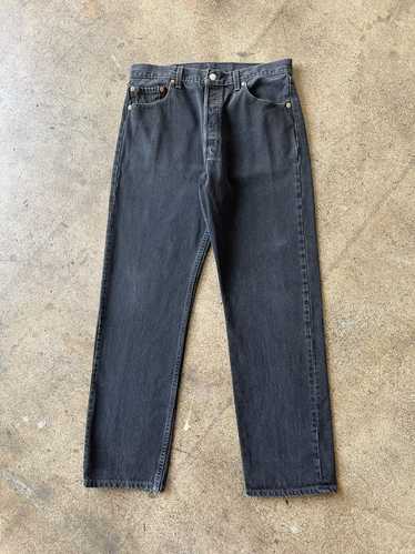 1990s Levi's 501 Jeans Faded Black 33" x 31"