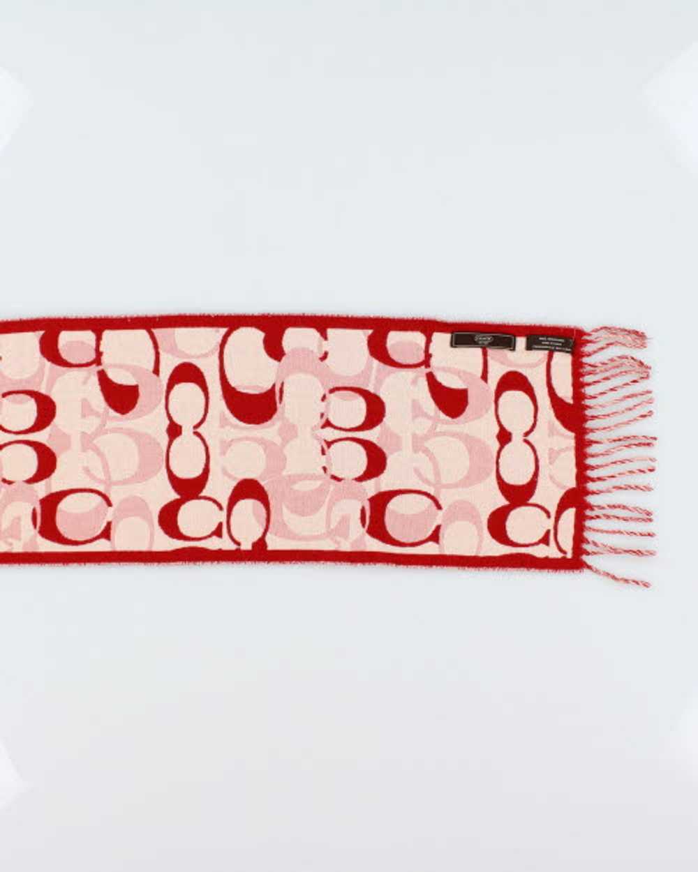 Coach Merino Wool Monogram Scarf - image 2