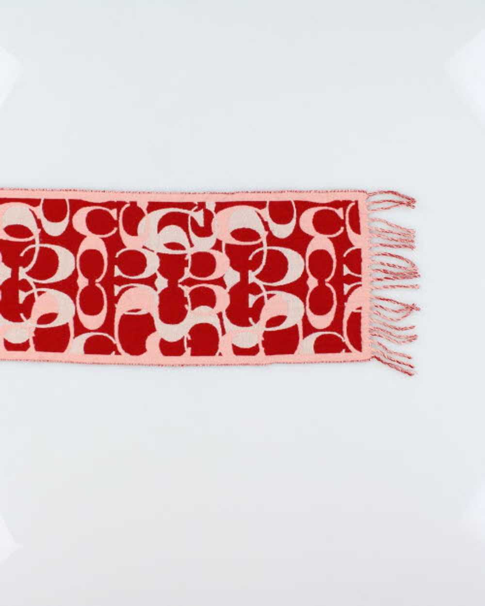 Coach Merino Wool Monogram Scarf - image 3