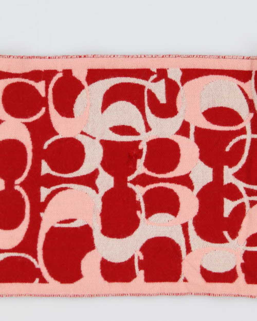 Coach Merino Wool Monogram Scarf - image 5