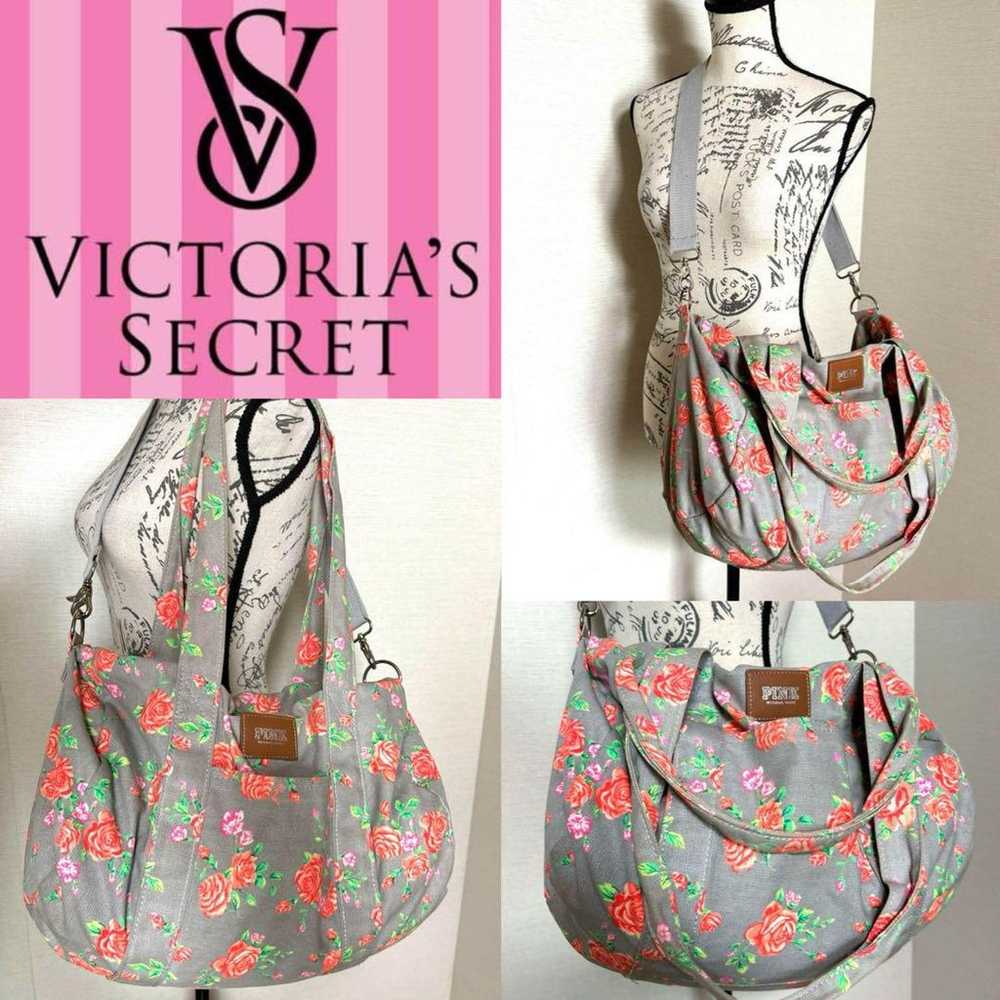 VICTORIA'S SECRET PINK Large Capacity Rose Patter… - image 1