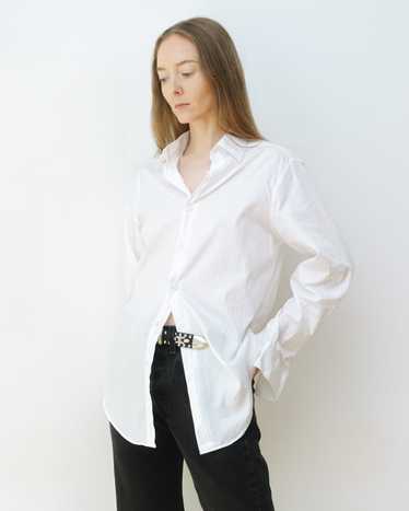 Classic White Button Up Dress Shirt