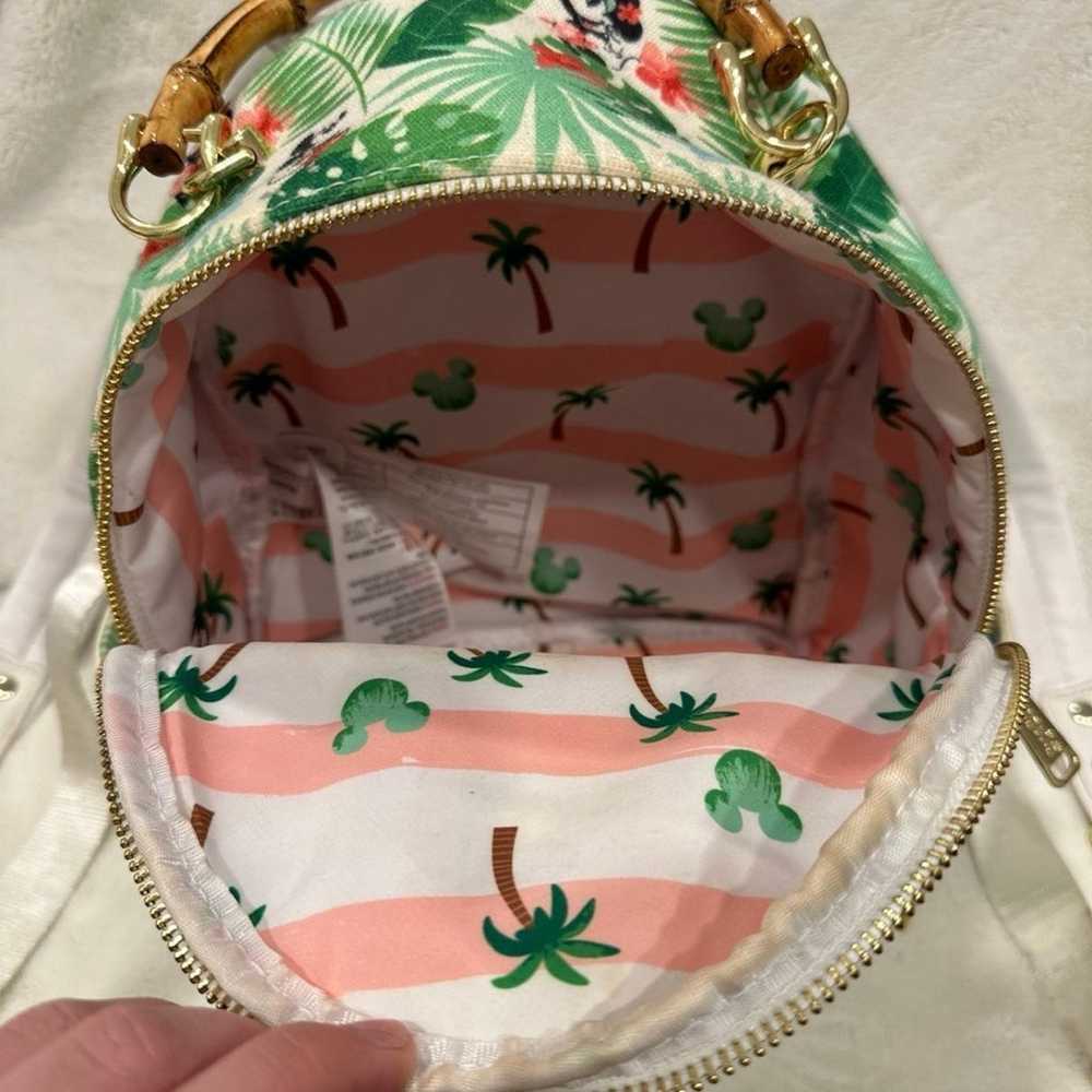 minnie tropical summer loungefly mini backpack - image 2