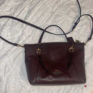 Coach leather crossbody bag