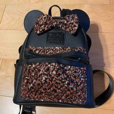 Disney Minnie Loungefly Lame Backpack