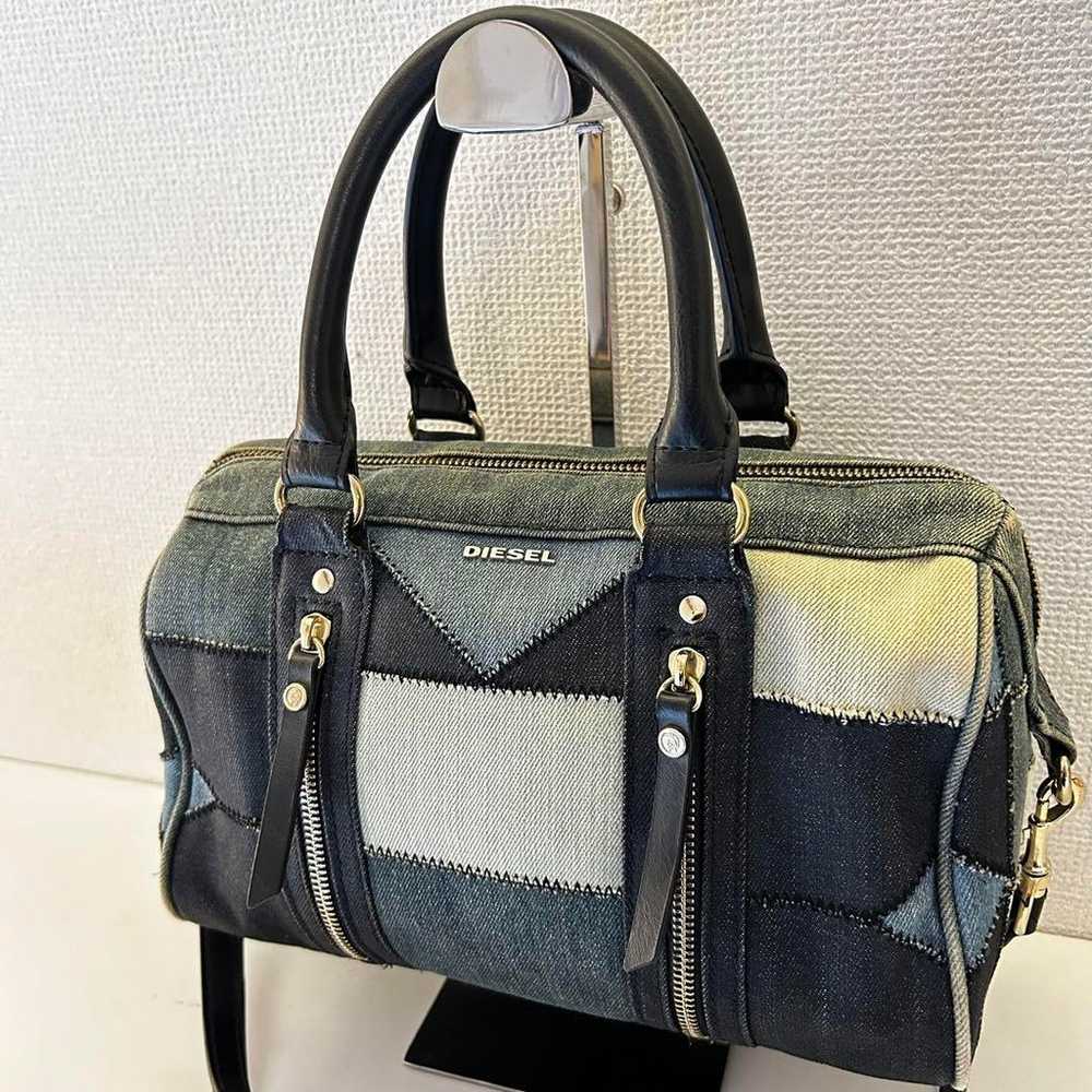 【Excellent Condition】Diesel Shoulder Bag 2way Den… - image 1