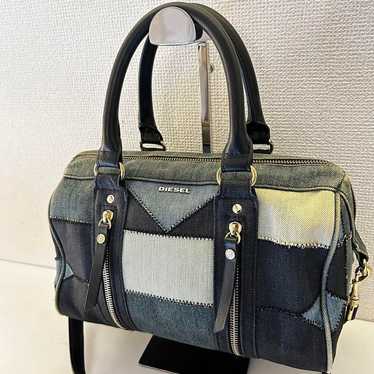 【Excellent Condition】Diesel Shoulder Bag 2way Den… - image 1