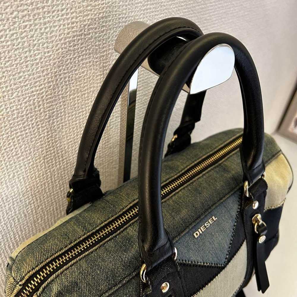 【Excellent Condition】Diesel Shoulder Bag 2way Den… - image 4