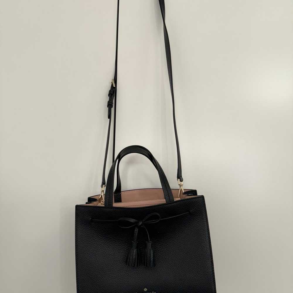 KATE SPADE Hayes Pebbled Leather Mini Satchel Bag… - image 4