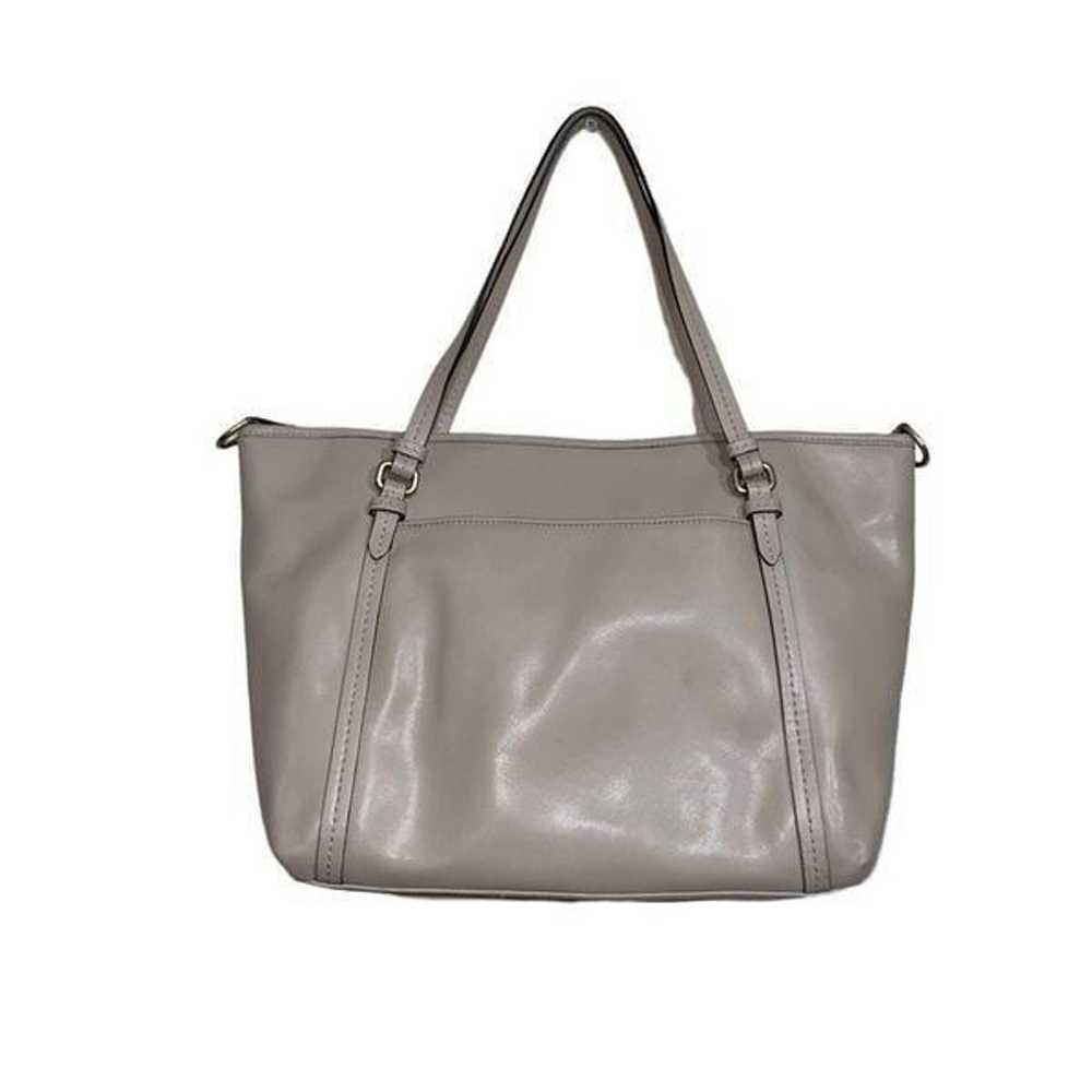 PEYTON LEATHER POCKET TOTE (COACH F25667) BRASS/S… - image 3