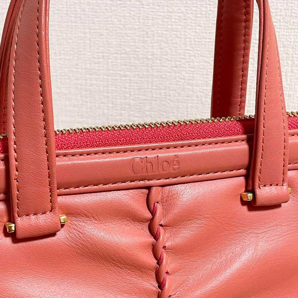 Excellent condition ✨ Chloe mini handbag leather … - image 7