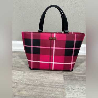 Kate Spade Plaid Pink Purse