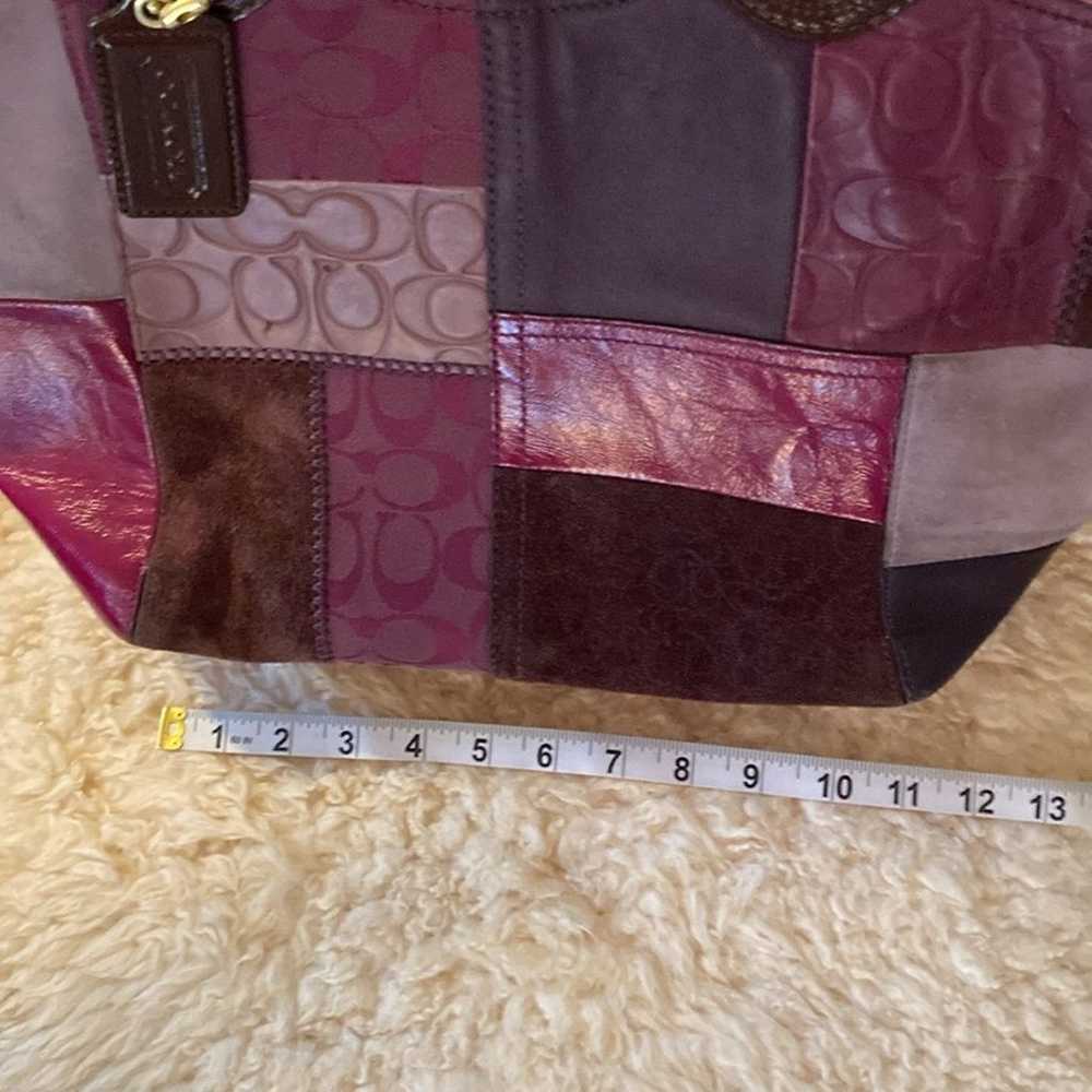 Coach patchwork shoulder bag - image 11