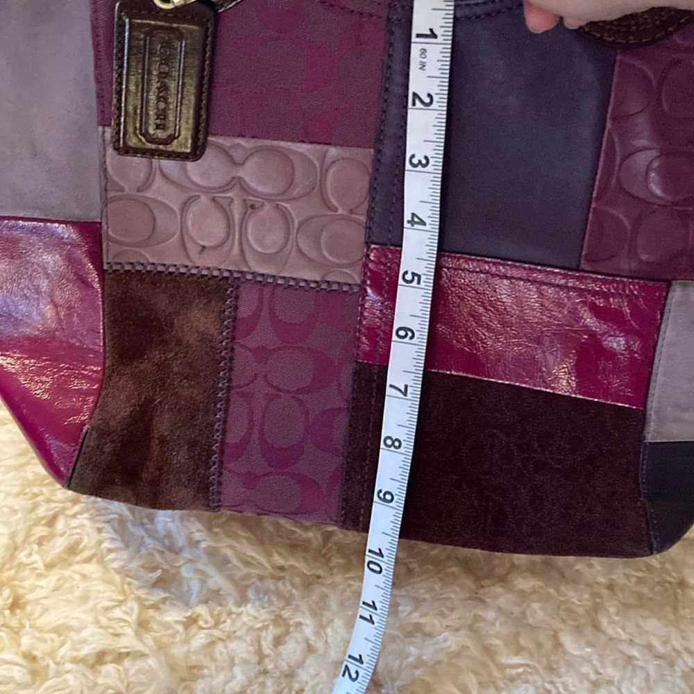 Coach patchwork shoulder bag - image 12