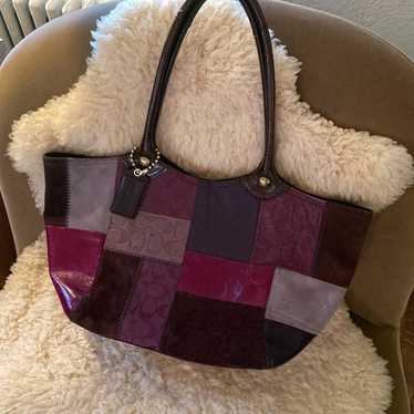 Coach patchwork shoulder bag - image 1