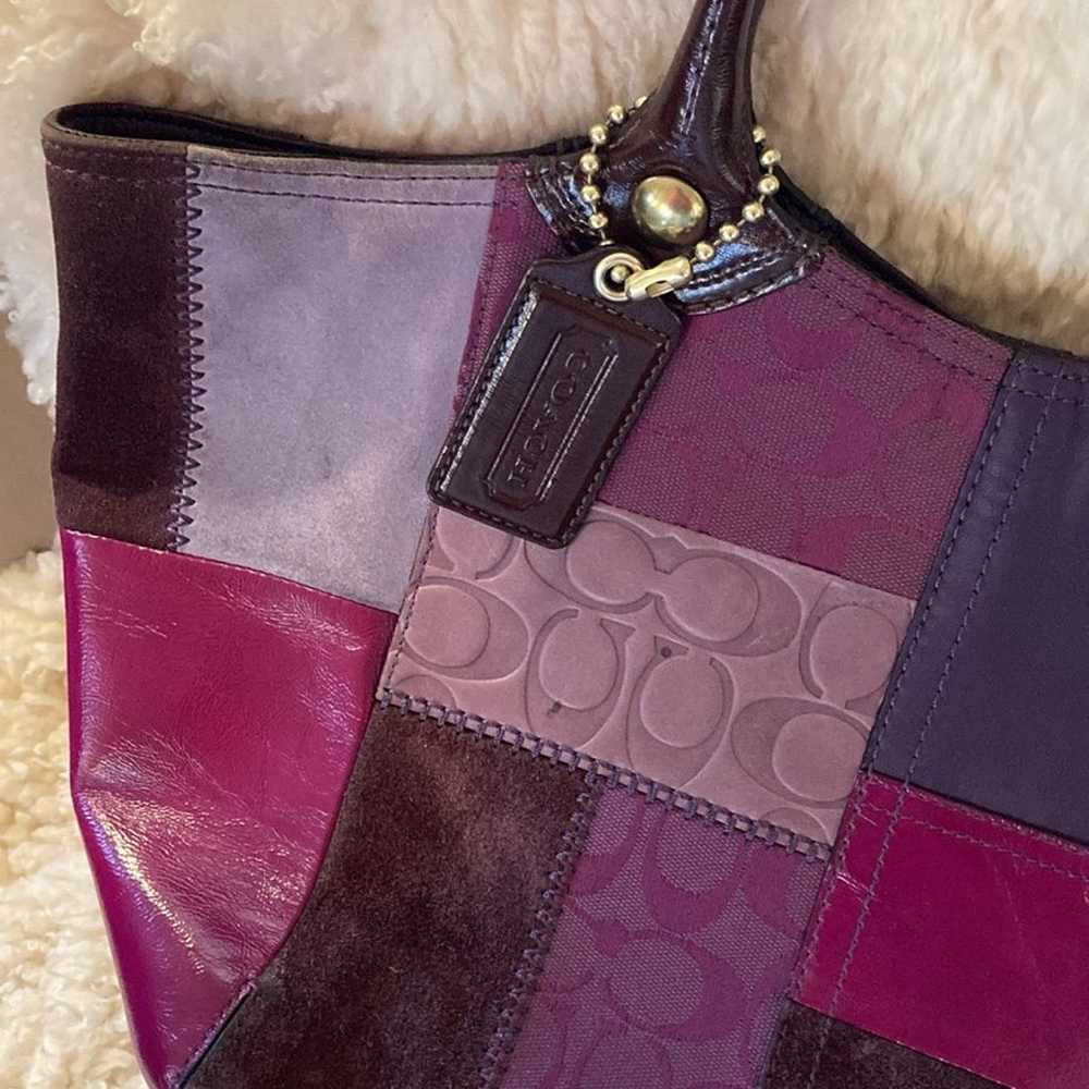 Coach patchwork shoulder bag - image 3