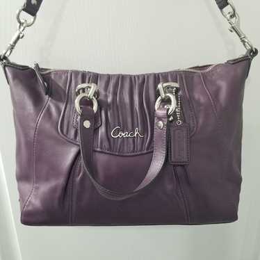 Coach Eggplant / Purple Shoulder Bag