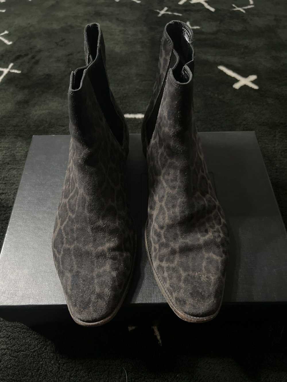 Saint Laurent Paris FW15 - Leopard Chelsea Boots - image 4