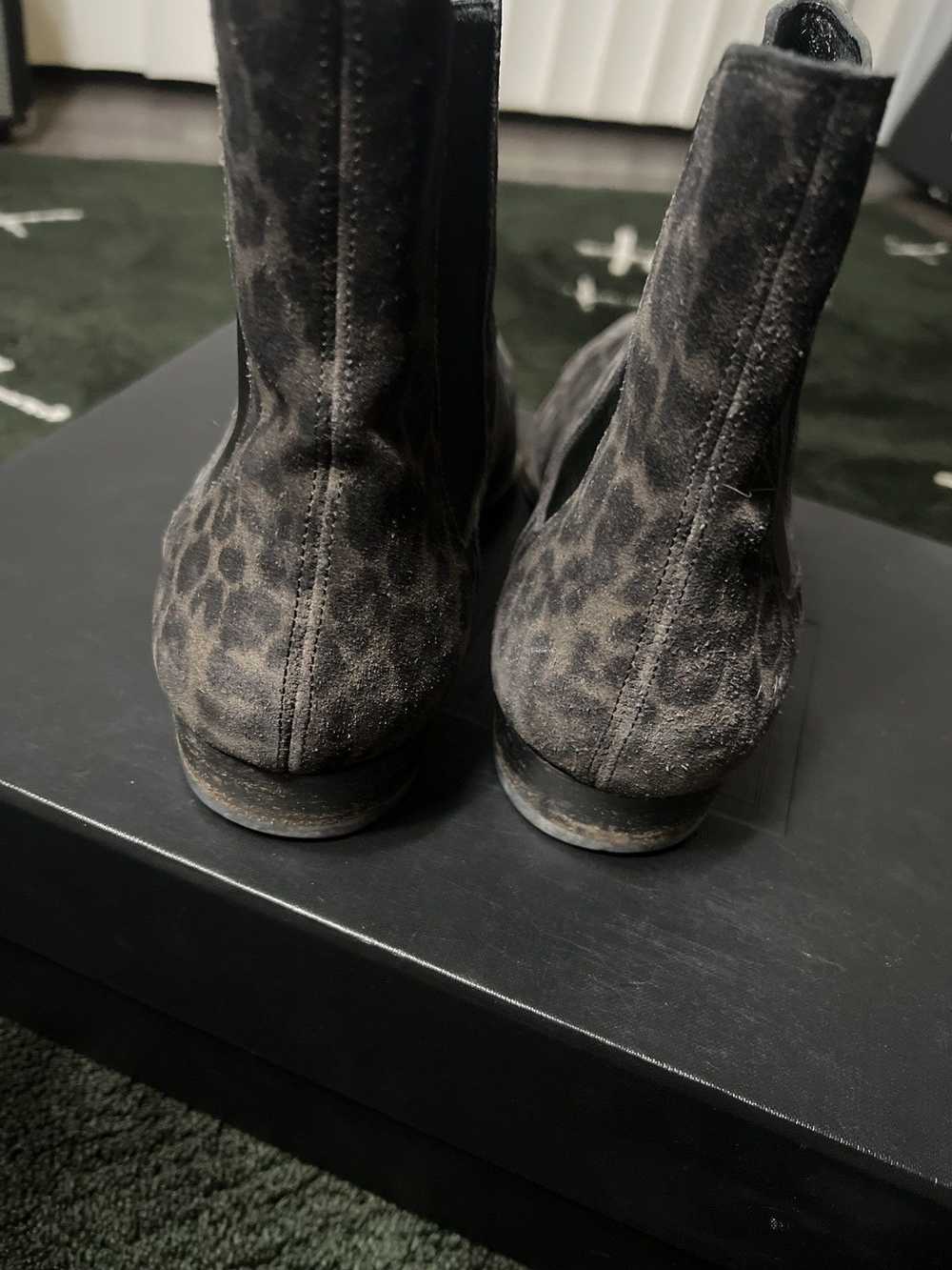 Saint Laurent Paris FW15 - Leopard Chelsea Boots - image 5