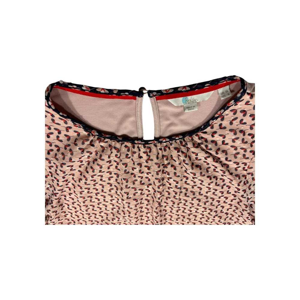 Boden Boden Womens Blouse Long Sleeve Pink Patter… - image 3