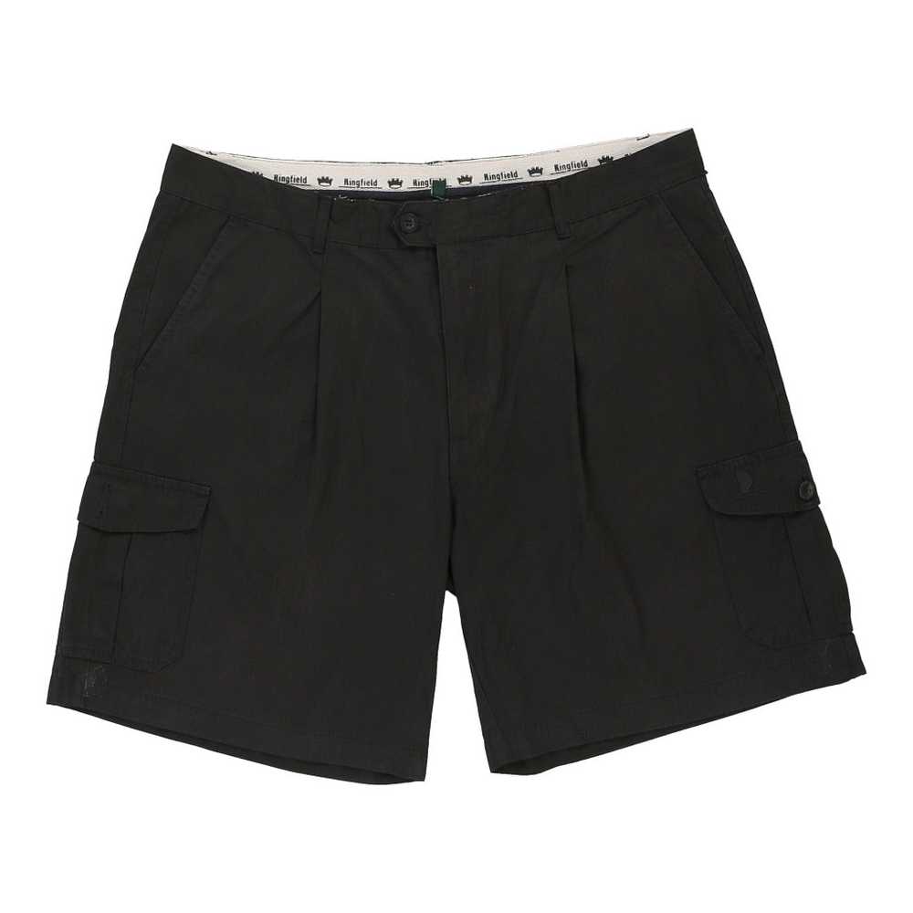 Kingfield Cargo Shorts - 38W 8L Black Cotton - image 2