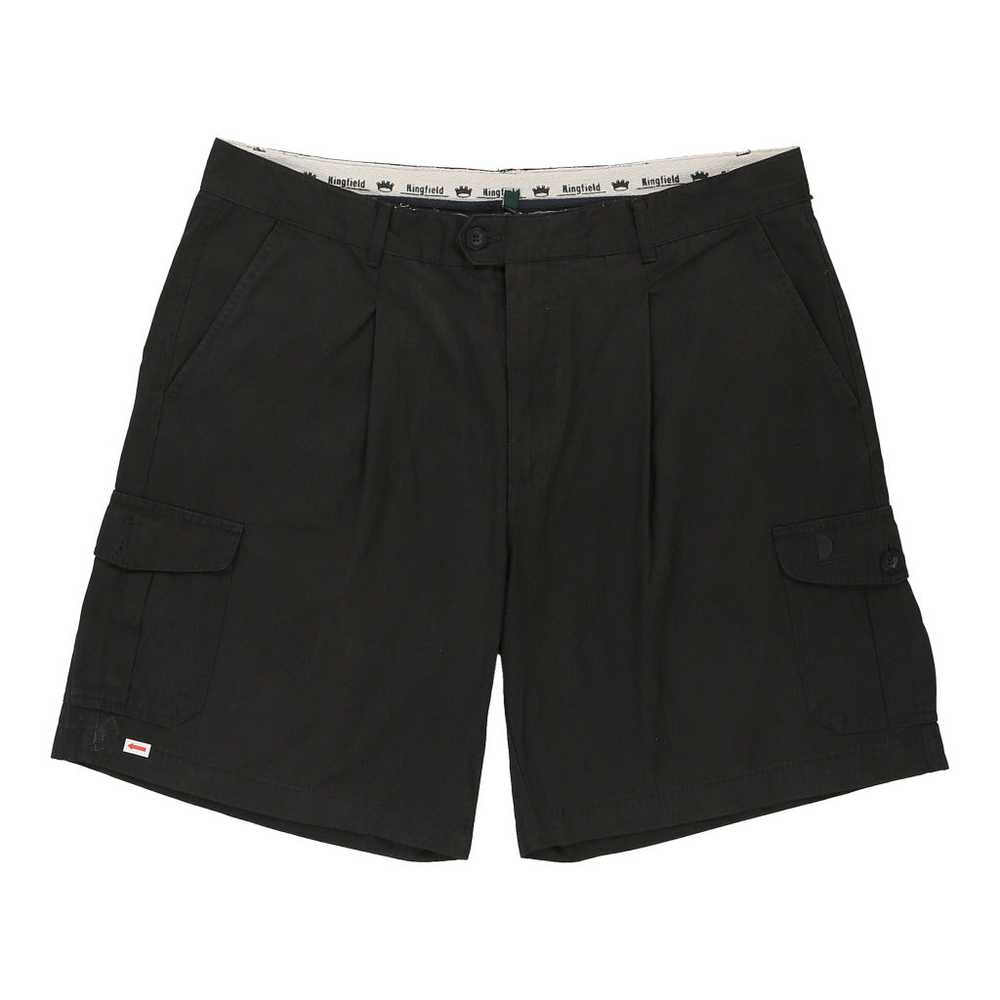 Kingfield Cargo Shorts - 38W 8L Black Cotton - image 4