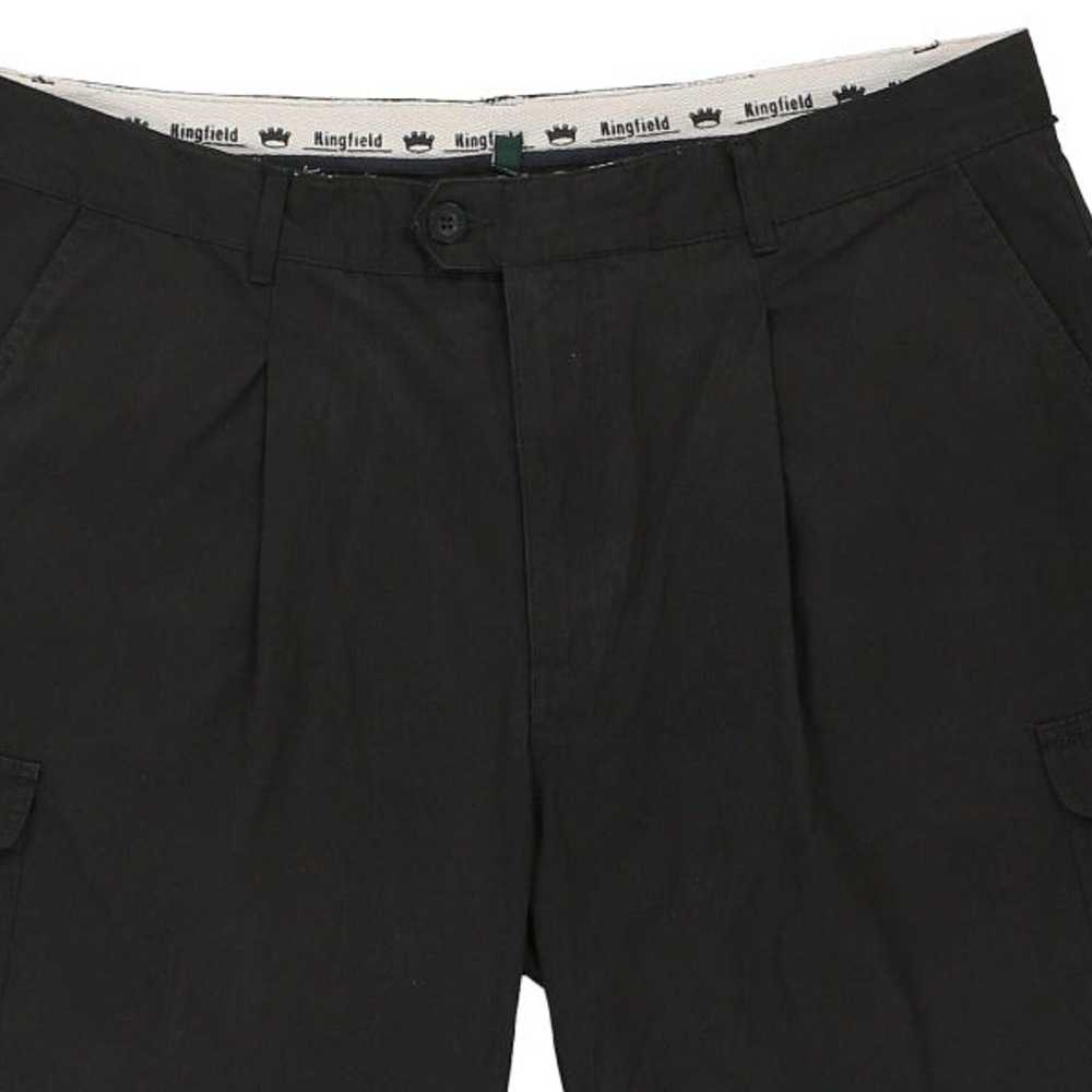 Kingfield Cargo Shorts - 38W 8L Black Cotton - image 7