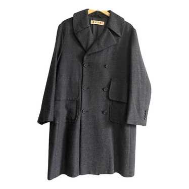 ジャケット・アウター MARNI wool coat onepiece 38 grey Marni wool coat - Gem