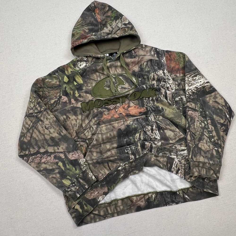 Mossy Oaks Vintage y2k real tree hunting hoodie - image 4