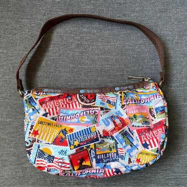 Lesportsac American Vintage Pattern Mini Shoulder… - image 1