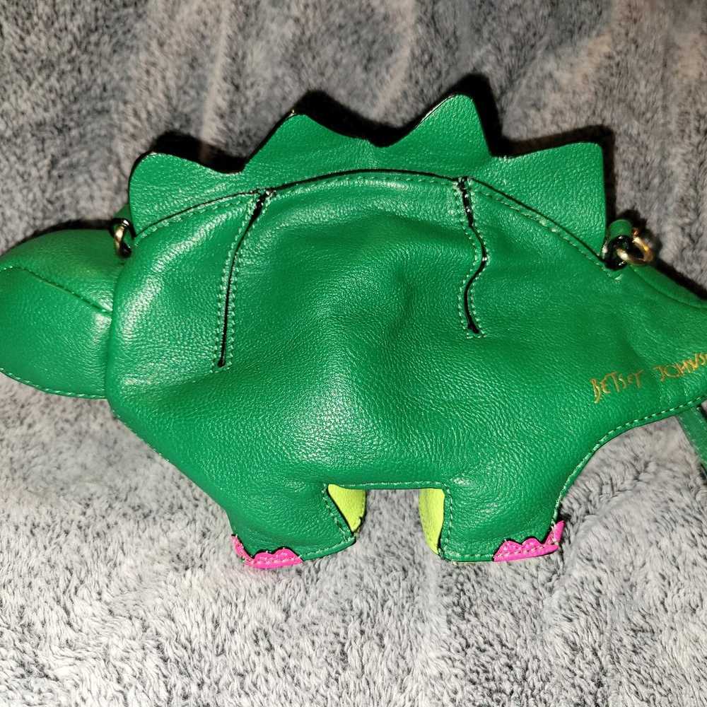 Green Dinosaur Betsy Johnson bag - image 1