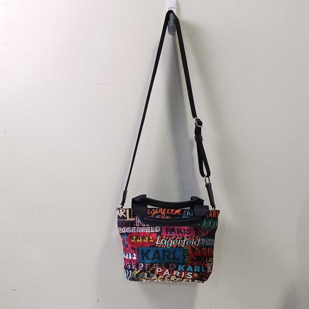 Karl Lagerfeld Women's Nylon Paris Themed Purse - image 2