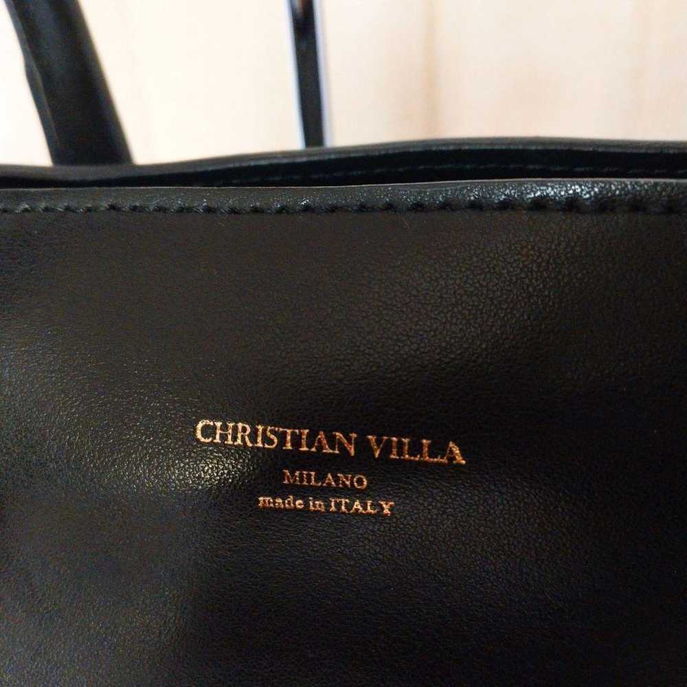 【Price Reduction】Christian Villa Leather Drawstri… - image 5