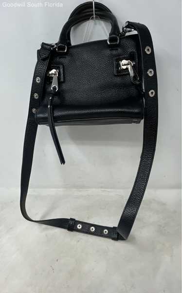 Rebecca Minkoff Womens Black Leather Studded Cross