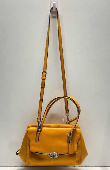 Coach Pebble Leather Madison Madeline East West Sa