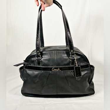 Coach Addison XL Black Leather Multi-Function Cros