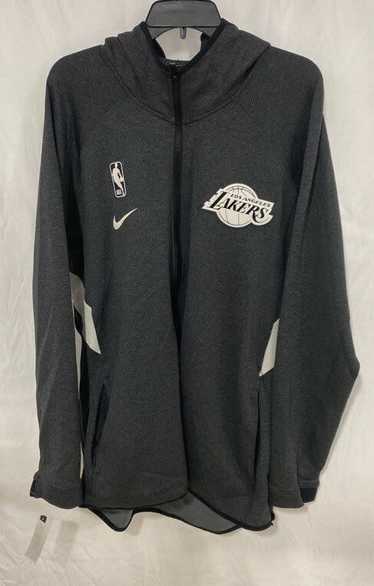 NBA Nike Dri Fit Lakers Gray Sweater - Size X Larg