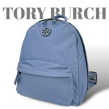 Tory Burch backpack nylon light blue.