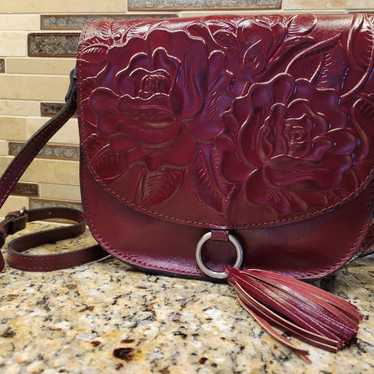 Patricia outlet Nash handbag with matching wallet oxblood