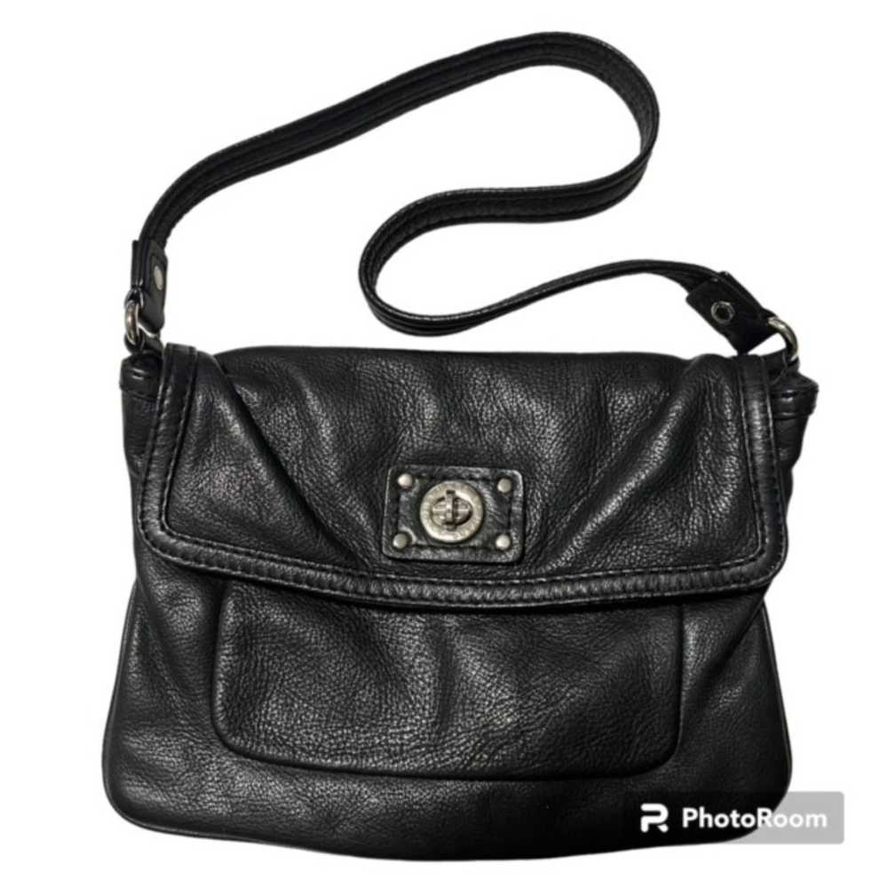 Mark by Mark Jacobs Black Cow Leather Shoulder Ba… - image 1