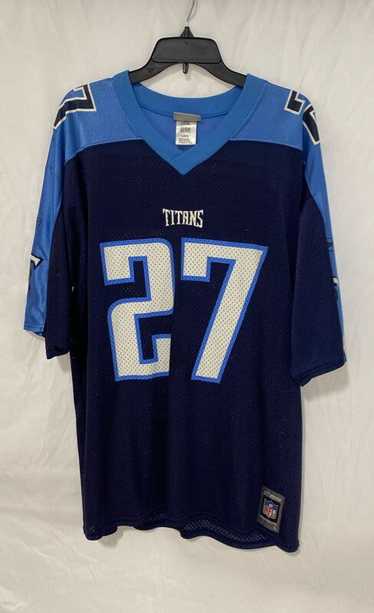 Reebok Titans Eddie George #27 Blue Jersey - Size 