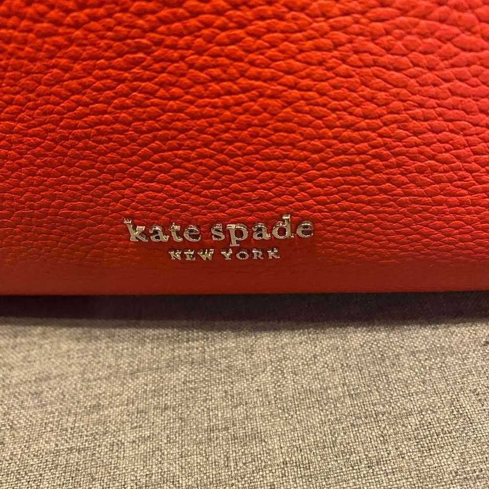 Kate Spade Knott Leather Medium Satchel Tamarillo… - image 4