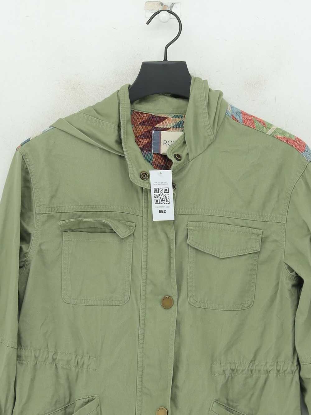 Roxy Women's Jacket S Green Cotton with Polyester… - image 3